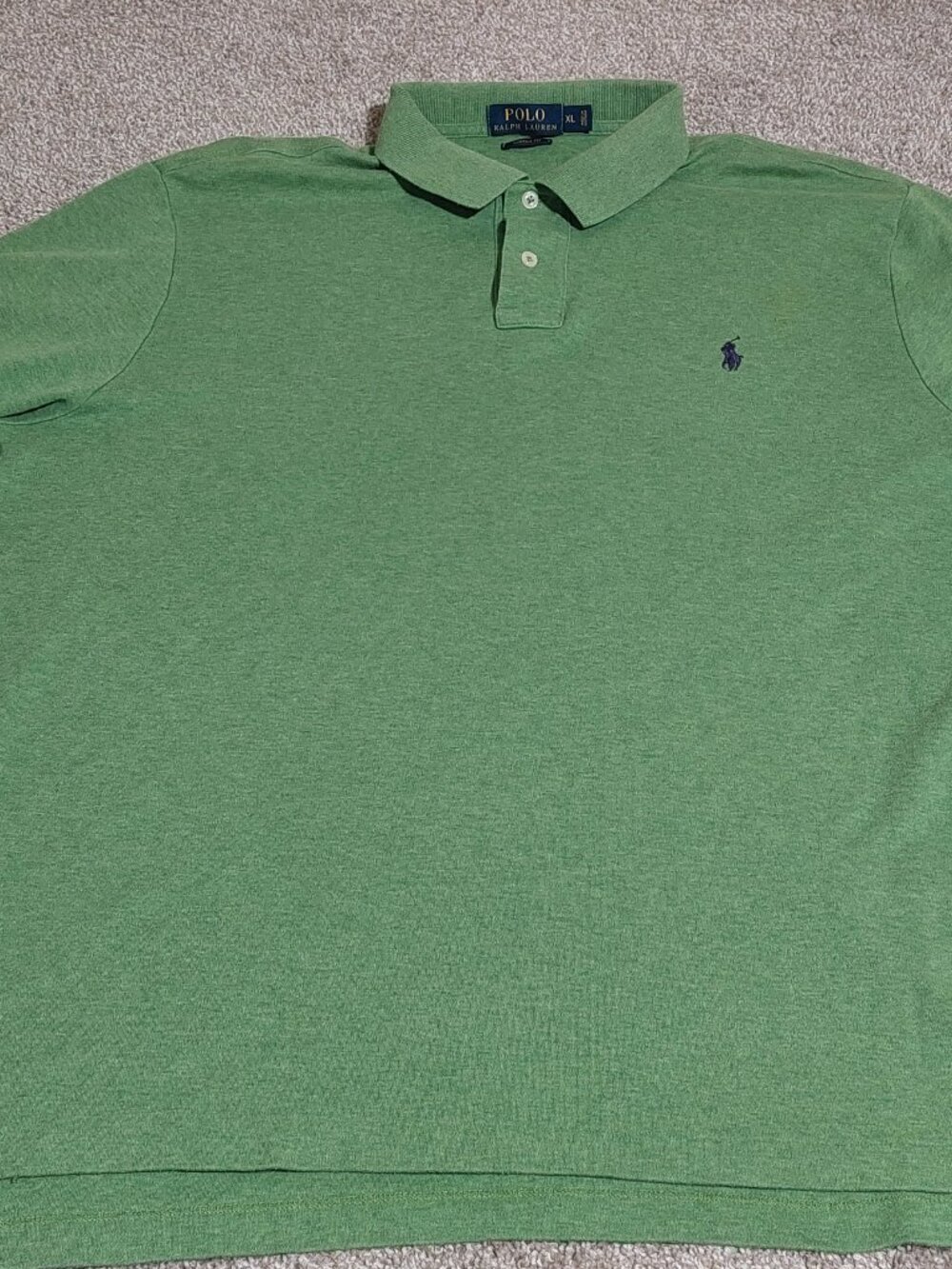 Polo by Ralph Lauren Short sleeve polo heathered green size XL - Picture 2 of 6
